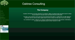 Desktop Screenshot of oaktree-consult.com