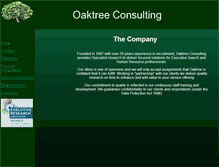 Tablet Screenshot of oaktree-consult.com